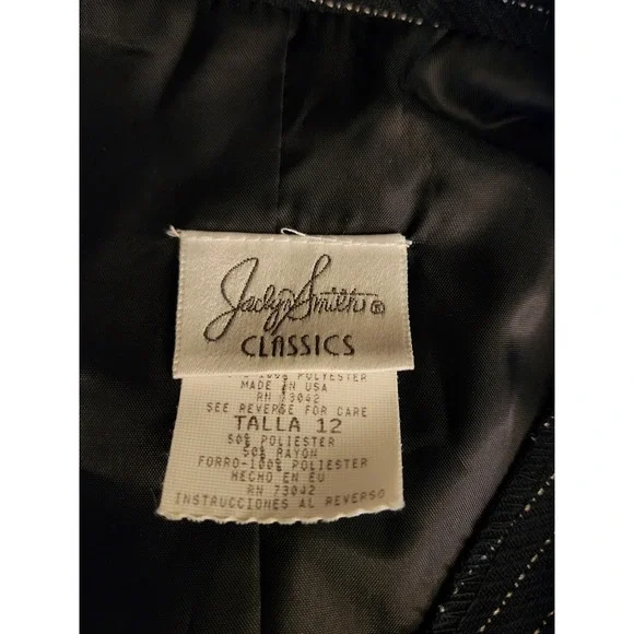 90s/Y2K Blue‎ Zip Up Blazer - Picture 4 of 4